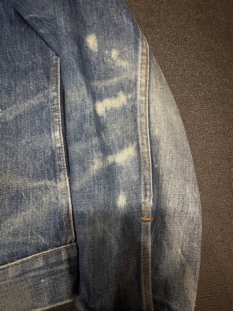 60s LEVI’S 70505 BIGE 色残り約7割 不均等V