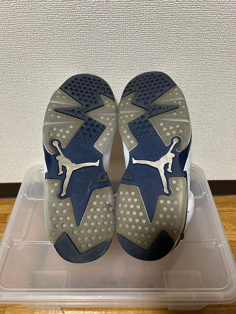 ［こんにちは］Air Jordan 6 ホワイト/ネイビー