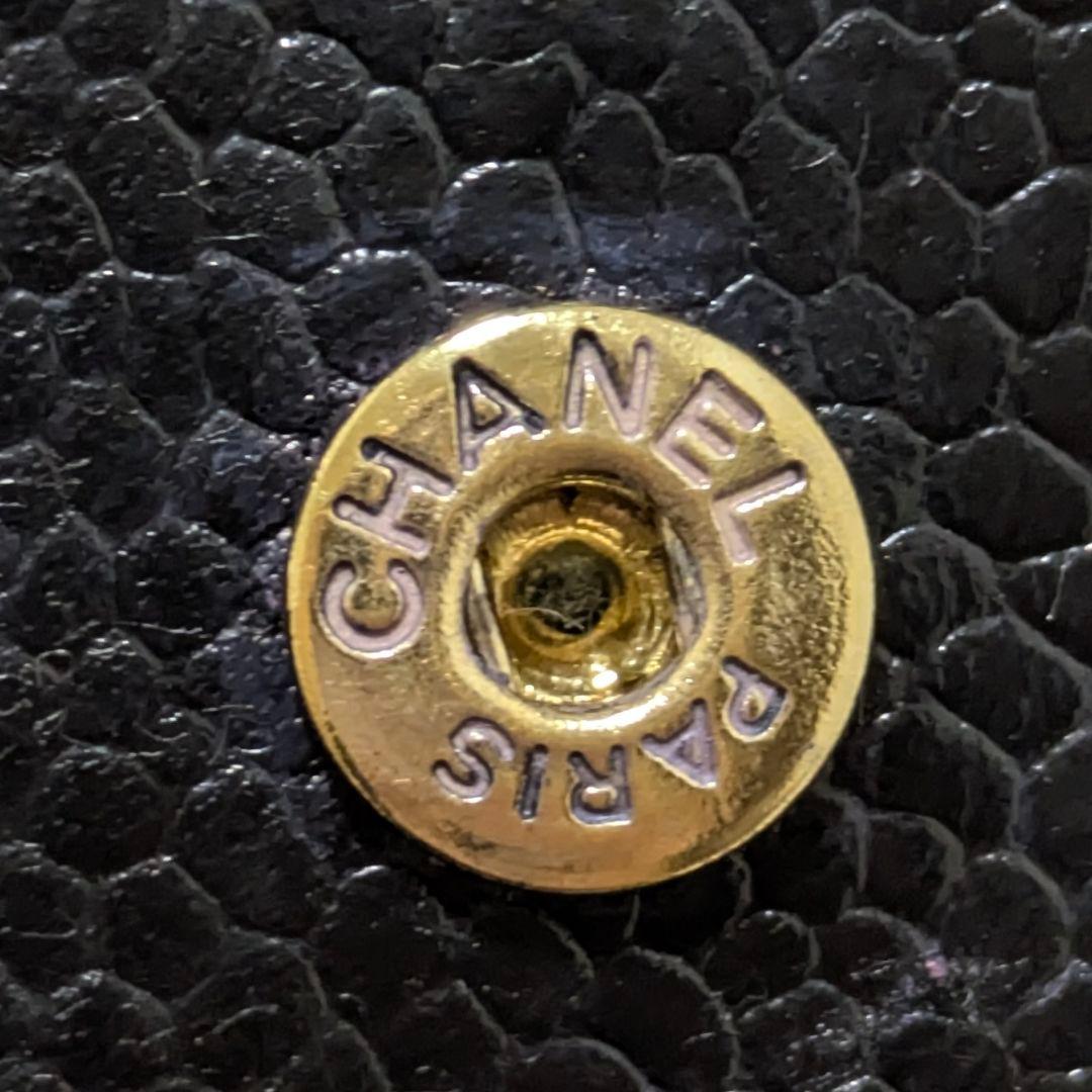 凛✨CHANEL シャネル　キャビアスキン　デカココ　6連キーケース