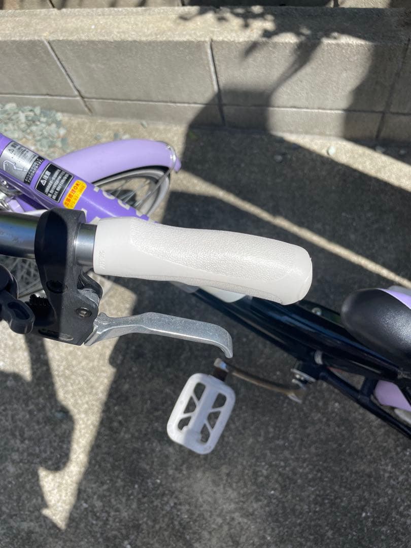 女の子　Margi 子供用自転車　22インチ　ラメパープル