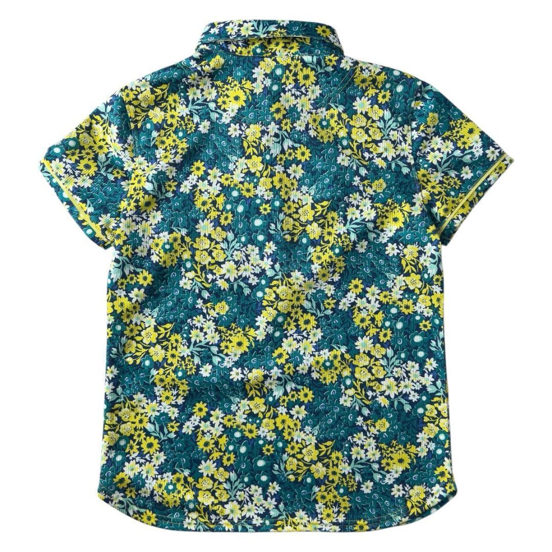 極美品 Callaway キャロウェイ 半袖 ポロシャツ S 花柄 ゴルフウェア