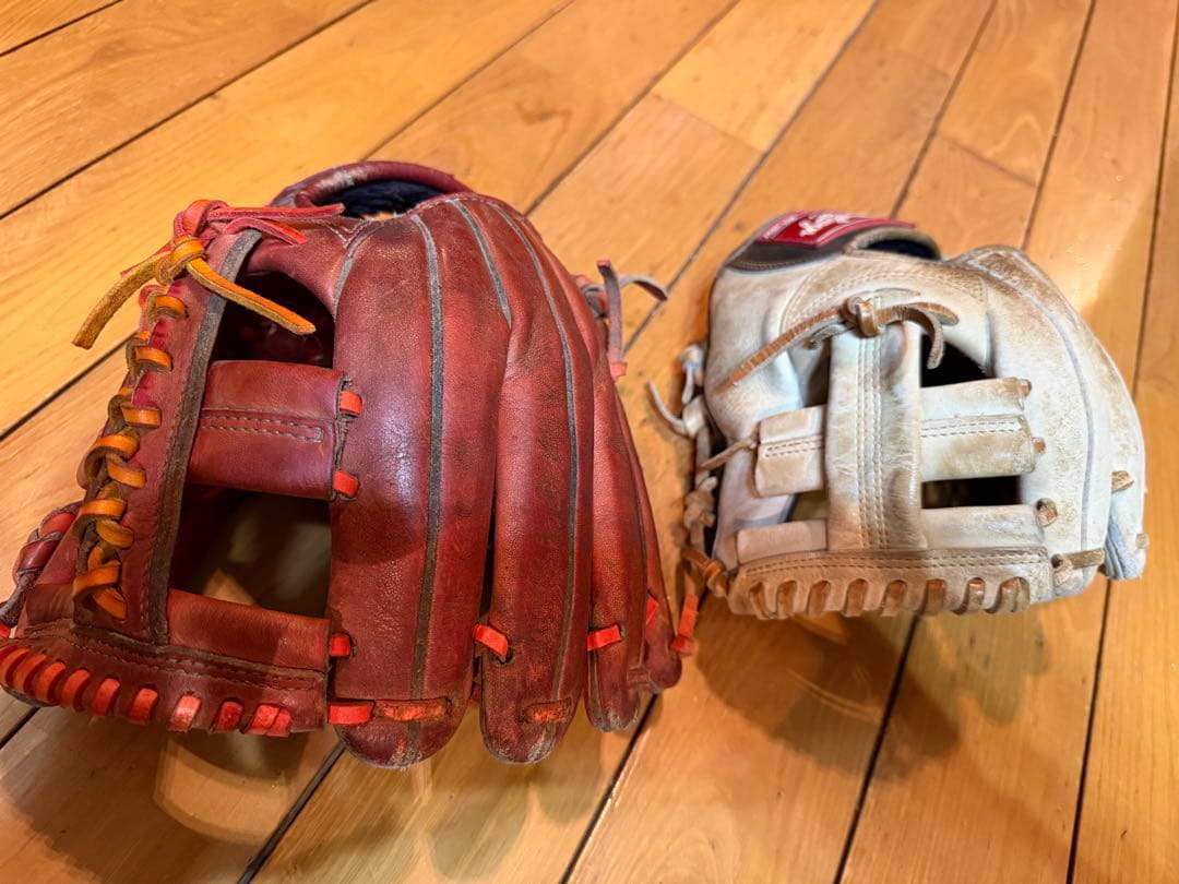 ローリングス　硬式グローブ　内野手用　高校野球対応　中古3点セット