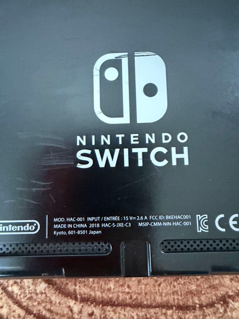 Nintendo Switch ニンテンドースイッチ本体GRN/PNK箱無し①