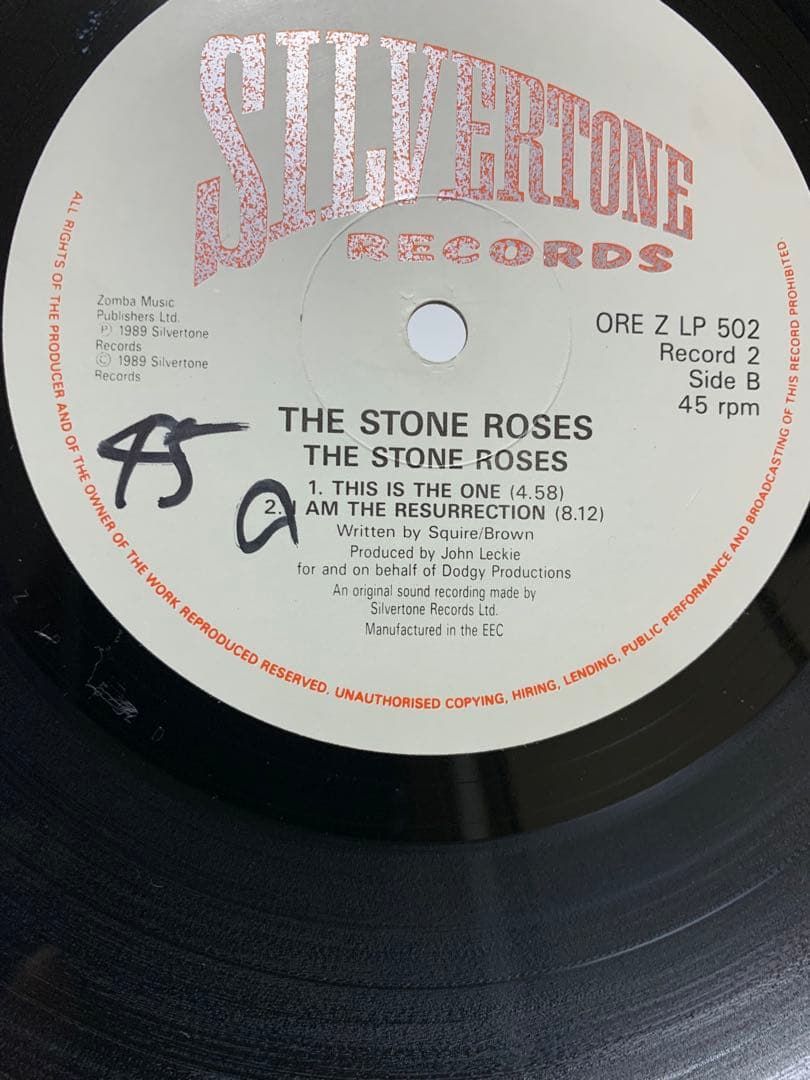 THE STONE ROSES 2LP レコード