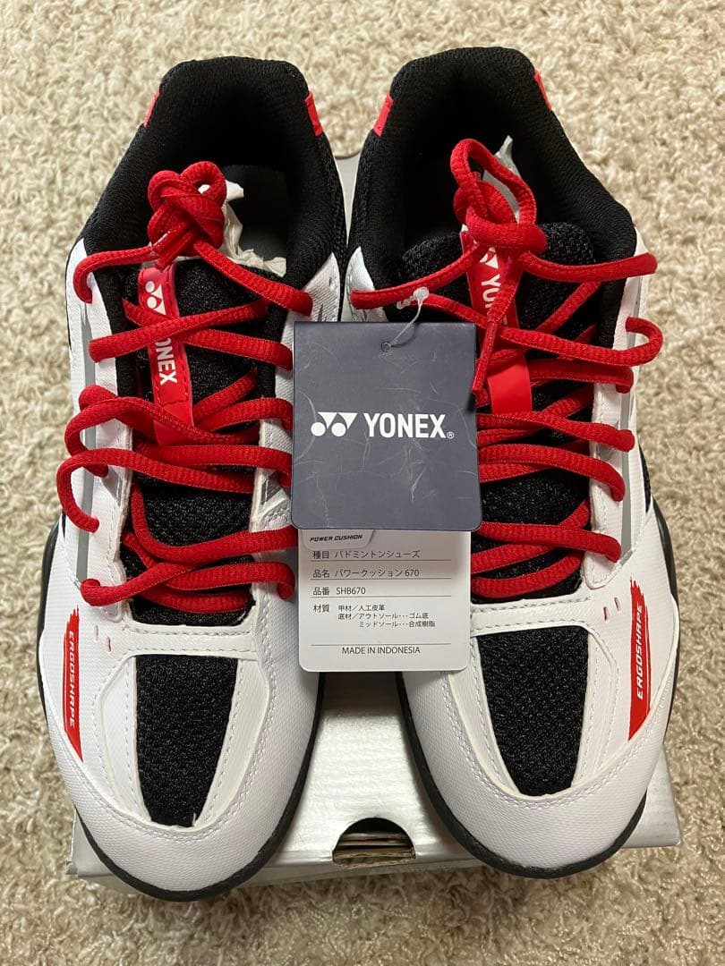 YONEX エアロスピード シューズ 25.5cm パワークッション670
