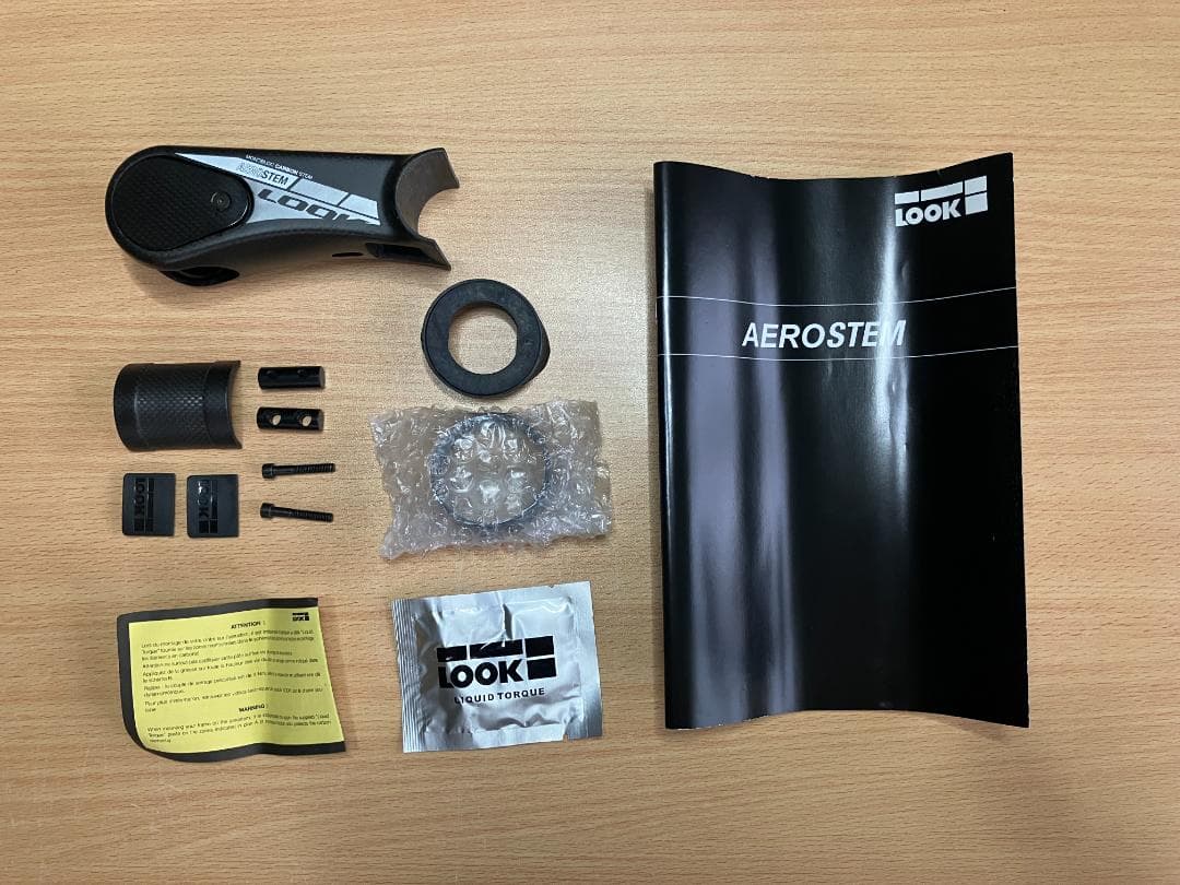 【クランプなし】LOOK AEROSTEM エアロステム 80mm