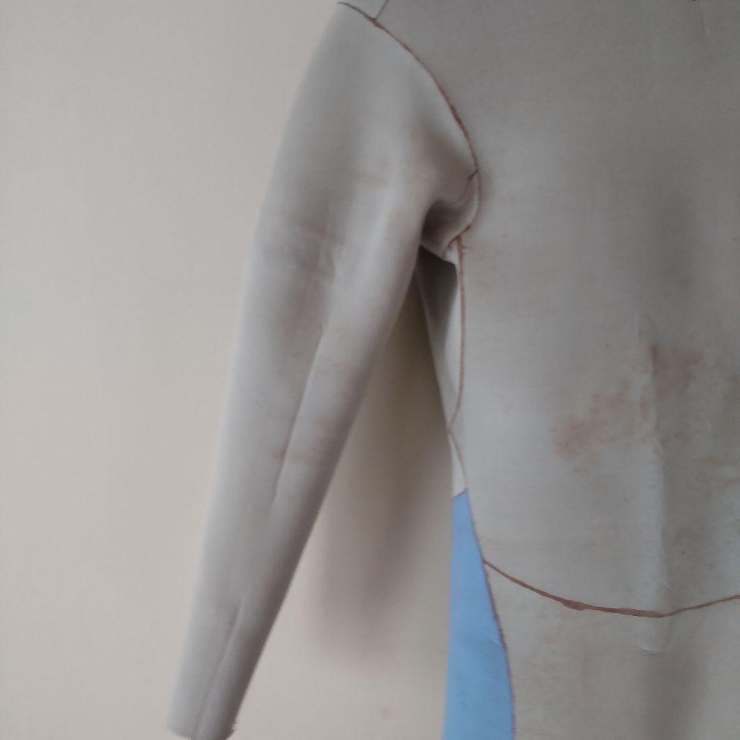 中古品　ZERO ジャージフルスーツ（ブルー☓白） バックジップモデル