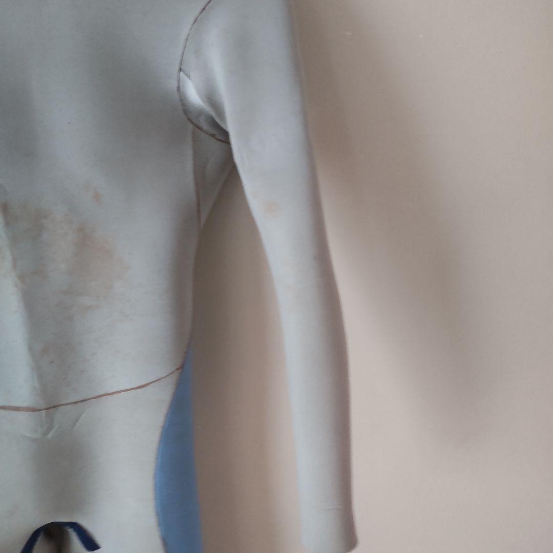 中古品　ZERO ジャージフルスーツ（ブルー☓白） バックジップモデル