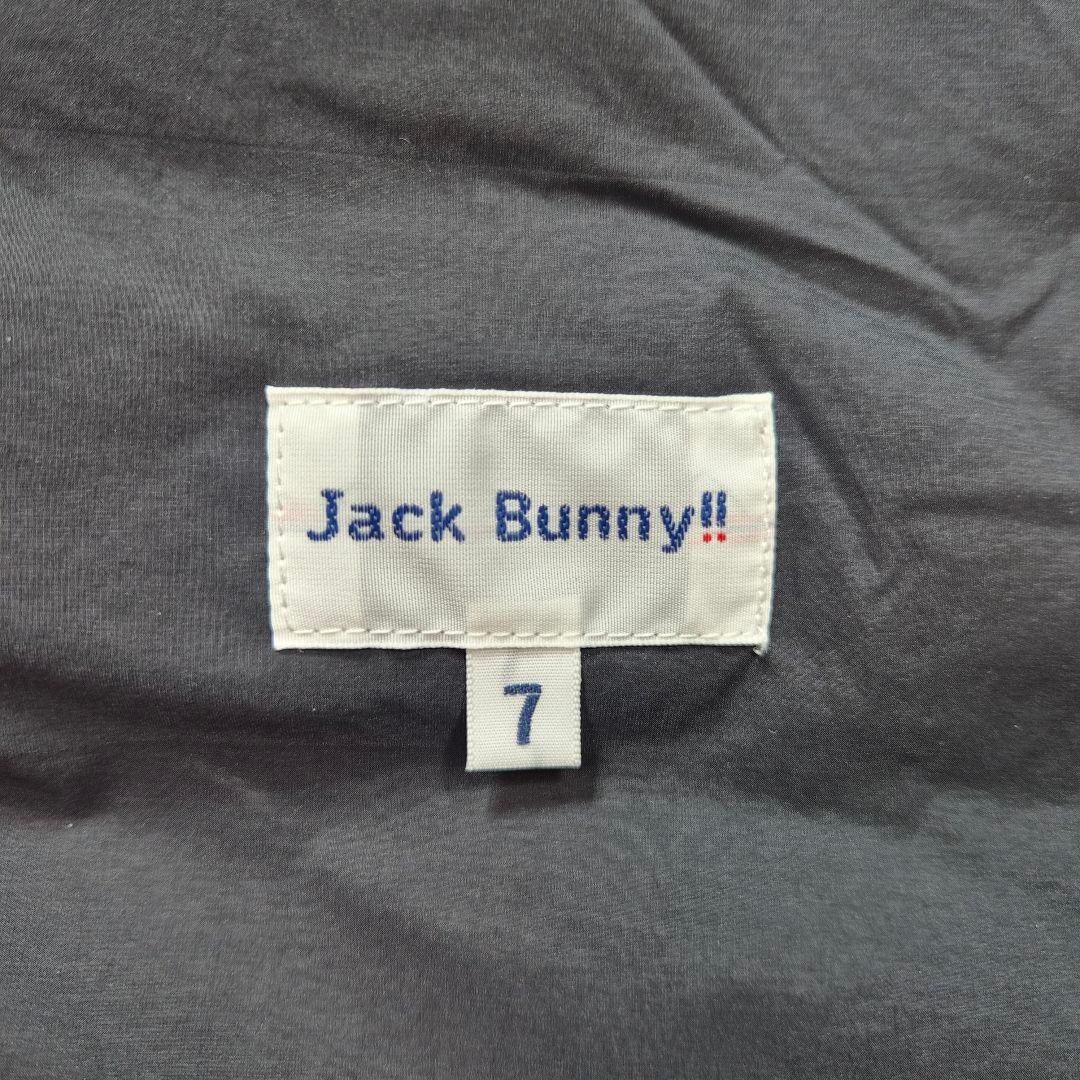 美品 Jack Bunny!! ナイロンタフタ 中綿ブルゾン ブラック 2XL