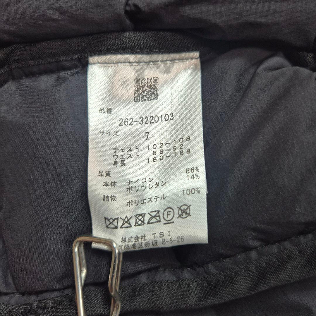 美品 Jack Bunny!! ナイロンタフタ 中綿ブルゾン ブラック 2XL