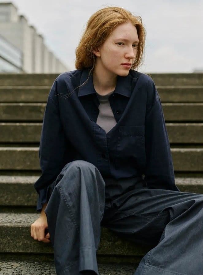 パンツ 2025AW MHL. DENSE COTTON NYLON TROUSERS