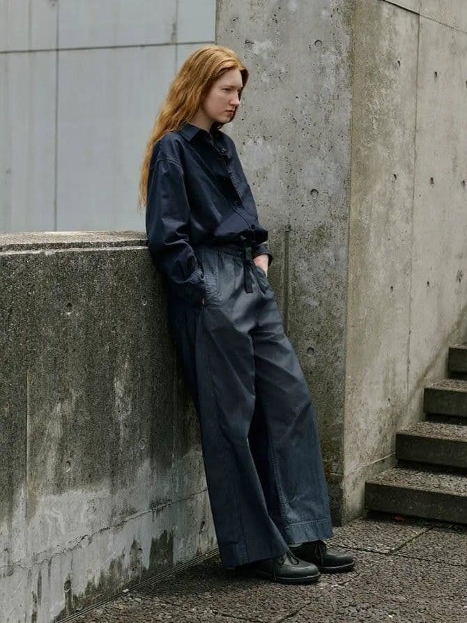 パンツ 2025AW MHL. DENSE COTTON NYLON TROUSERS