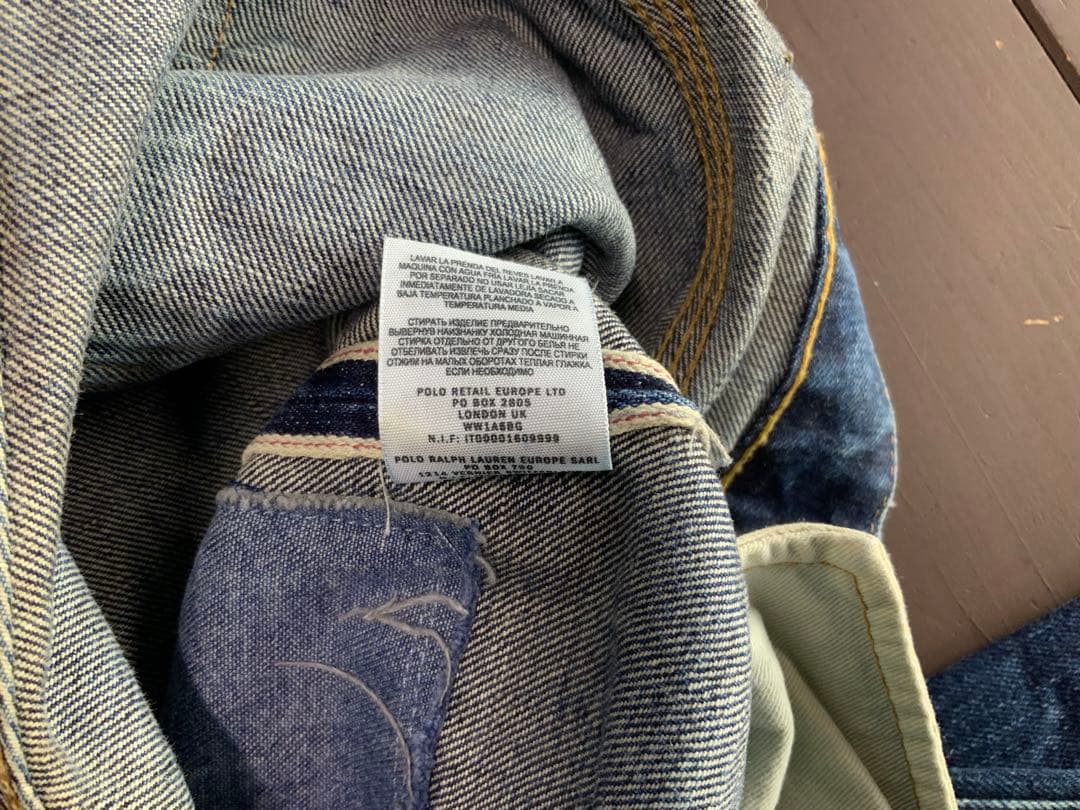 RRL ボルチモア　2nd ディストレスト加工　ゴールデンサイズ