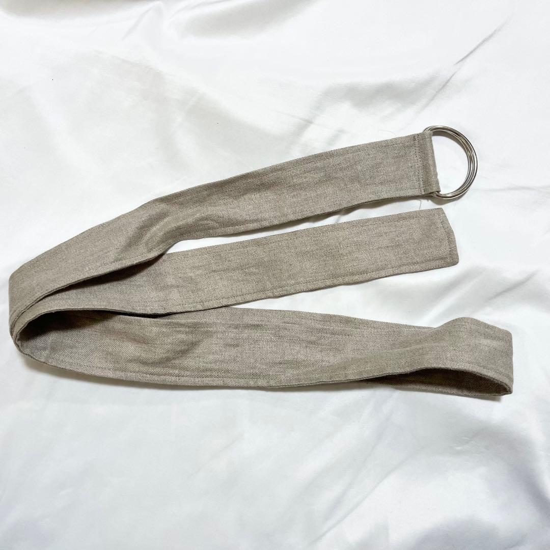 【美品】SALT+JAPAN 麻100% パイピング ロングガウンコート