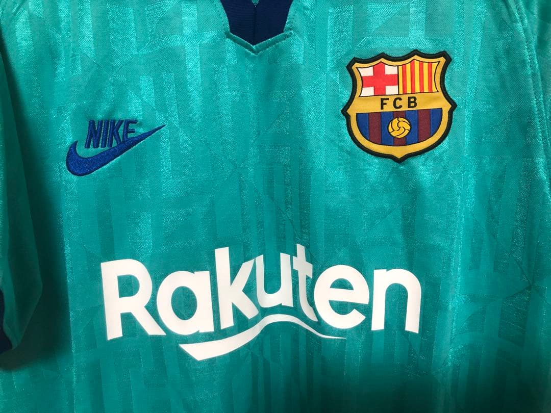 ク*デ様 [美品]バルセロナ19/20 3rd リオネル・メッシ CL仕様 Lサ