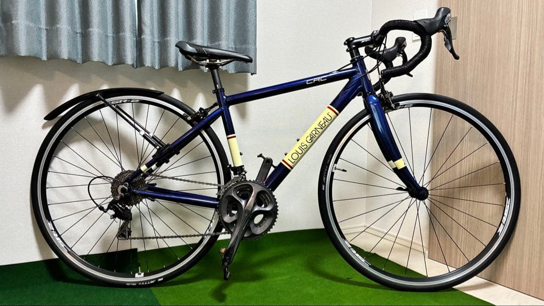 小さめLouis Garneau ネイビーロードバイク