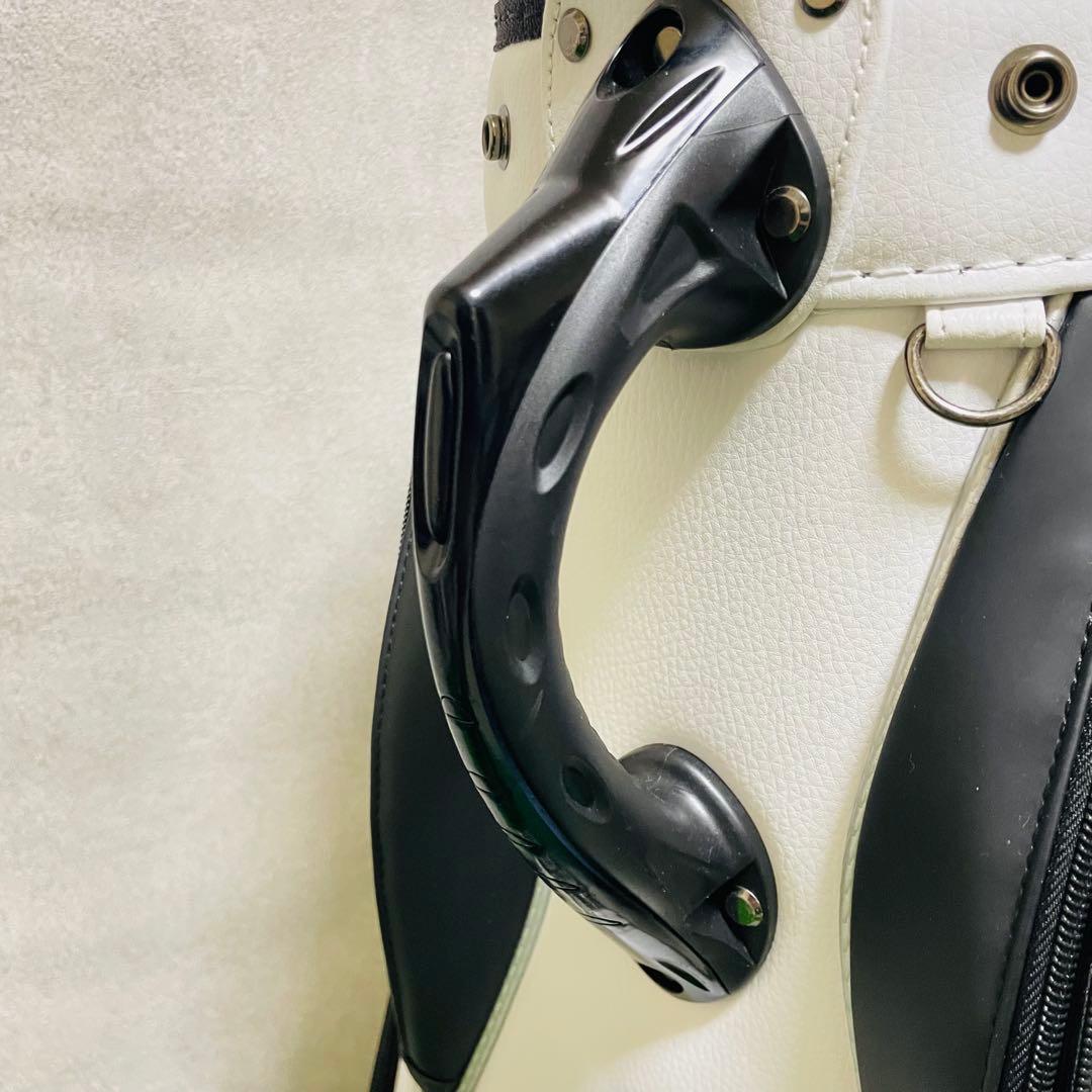 ほぼ未使用　HONMA ホンマ　モグラ　 キャディバッグ ゴルフバッグ　ホワイト