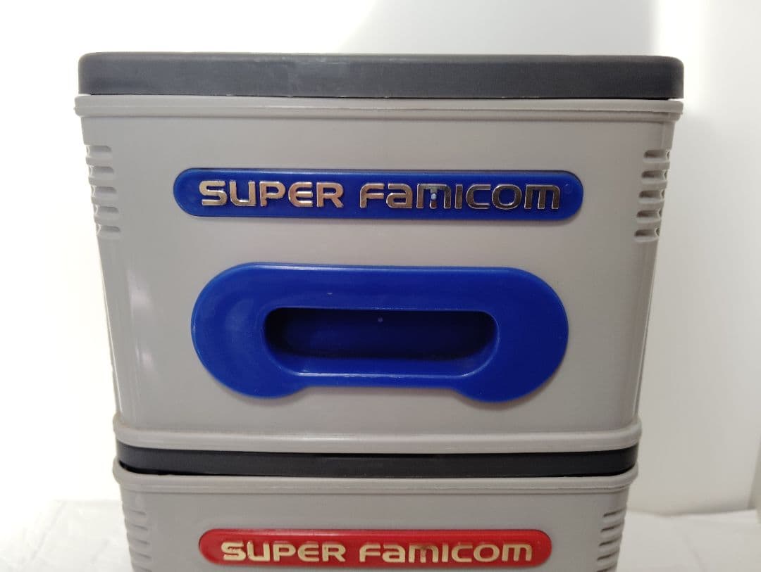 ※破損有 スーパーファミコン 3段収納ケース