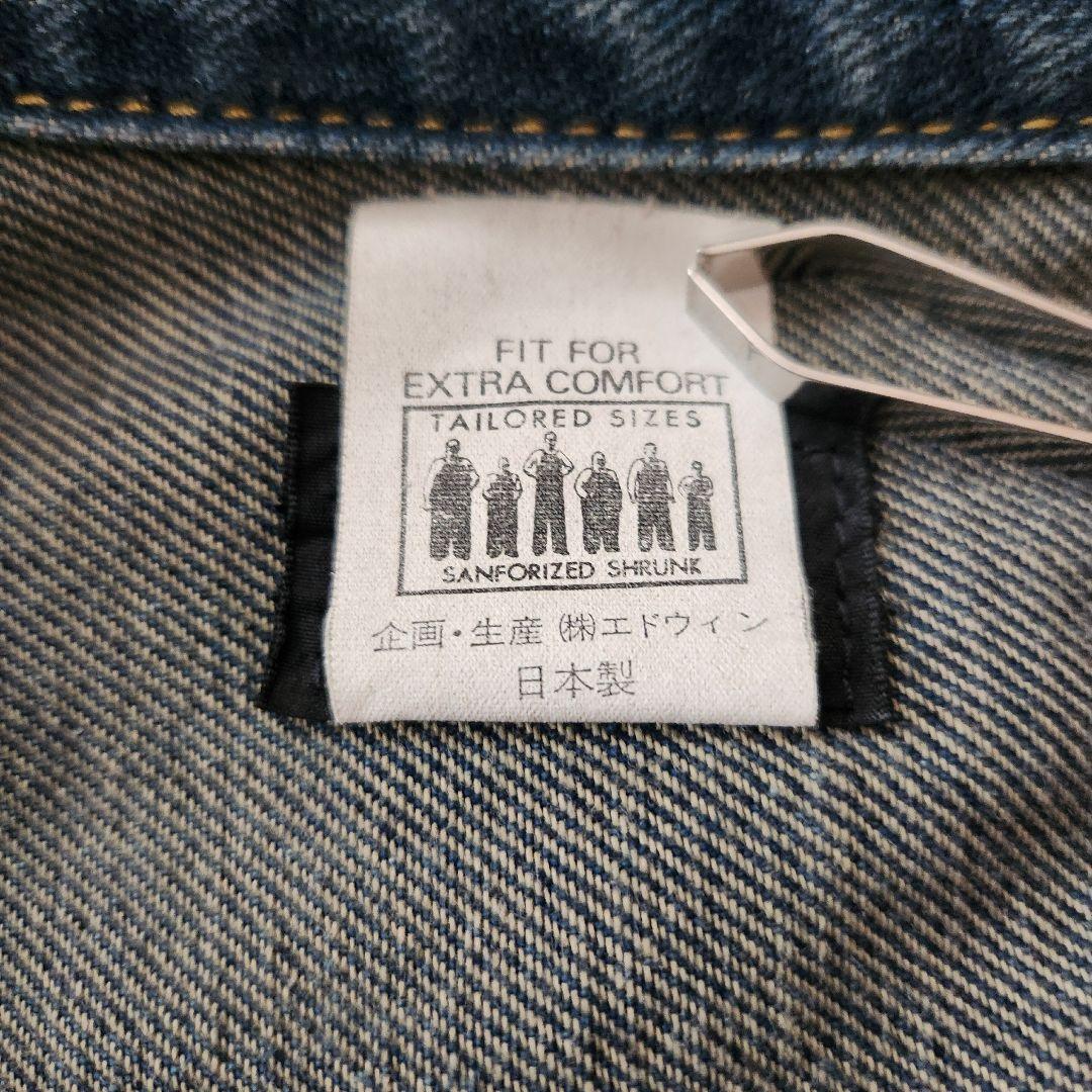 Lee 101J復刻 0411 SIZE L 赤タグ デニムジャケット 短丈
