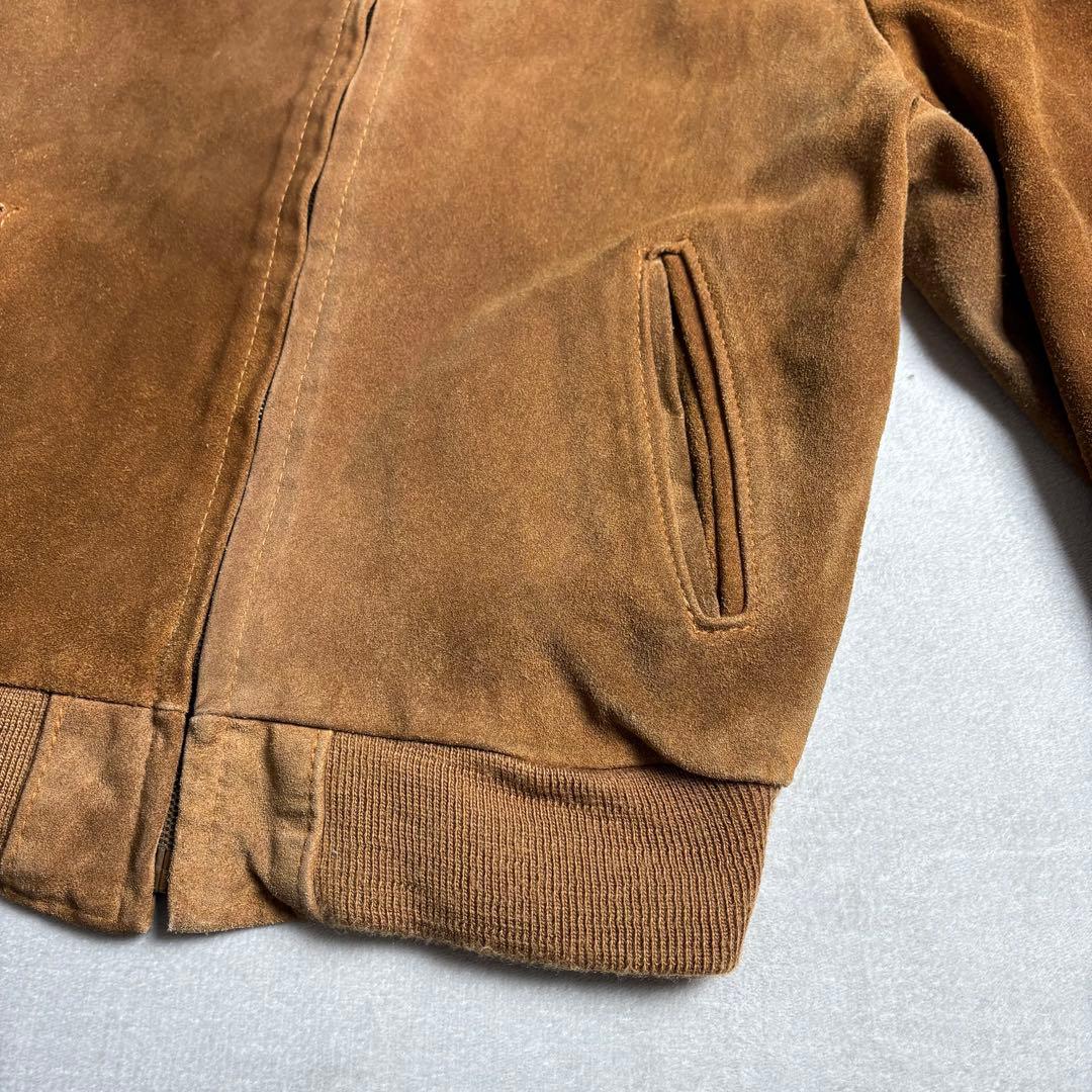 ひ*ろ様 80s-90s USA製　shcott スエード　レザージャケット　バ