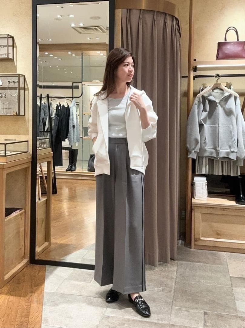 新品 RIVE DROITE リバイバル バックテールZIPパーカー ホワイト