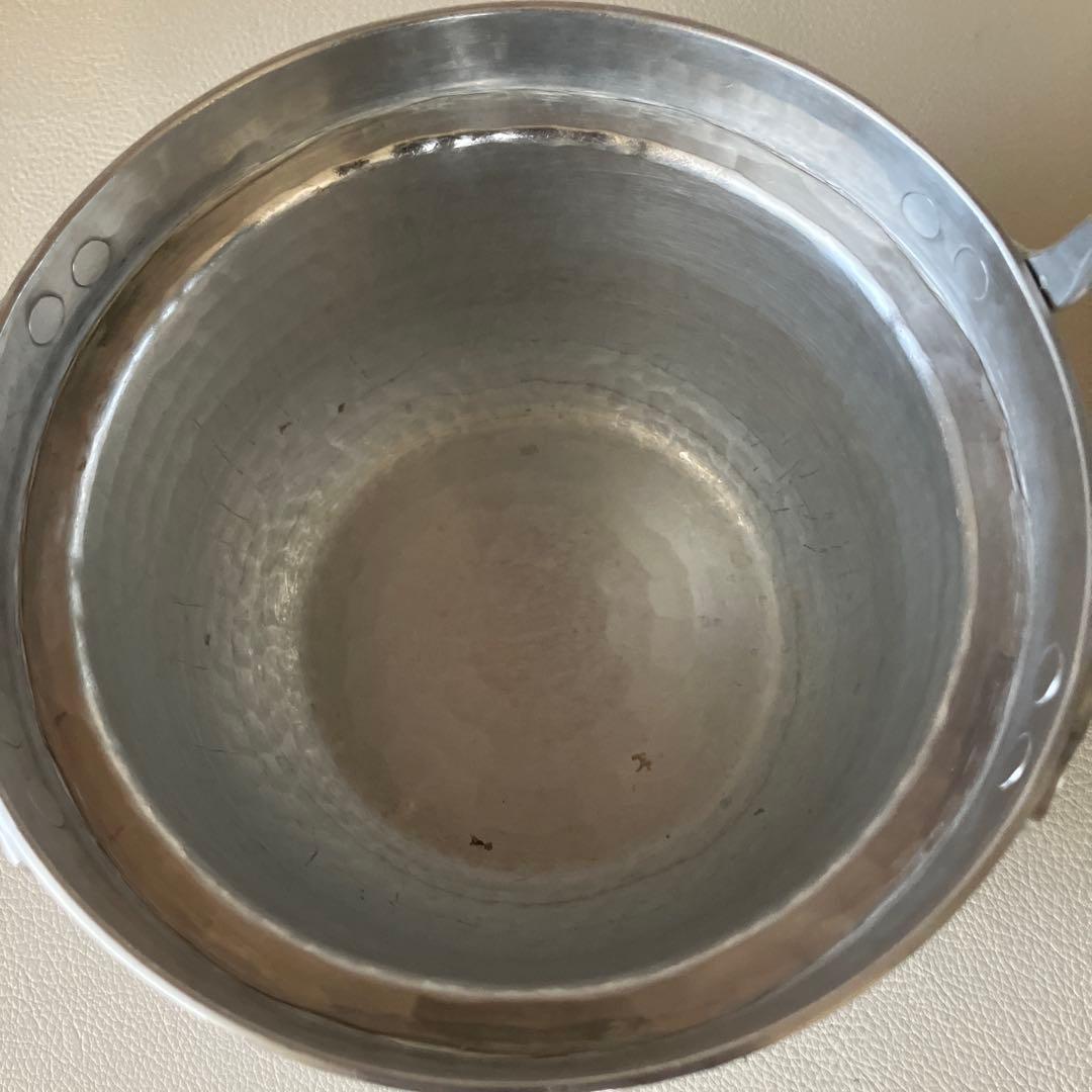 鍛金工房WESTSIDE33 16cm 段付き鍋(厚型)