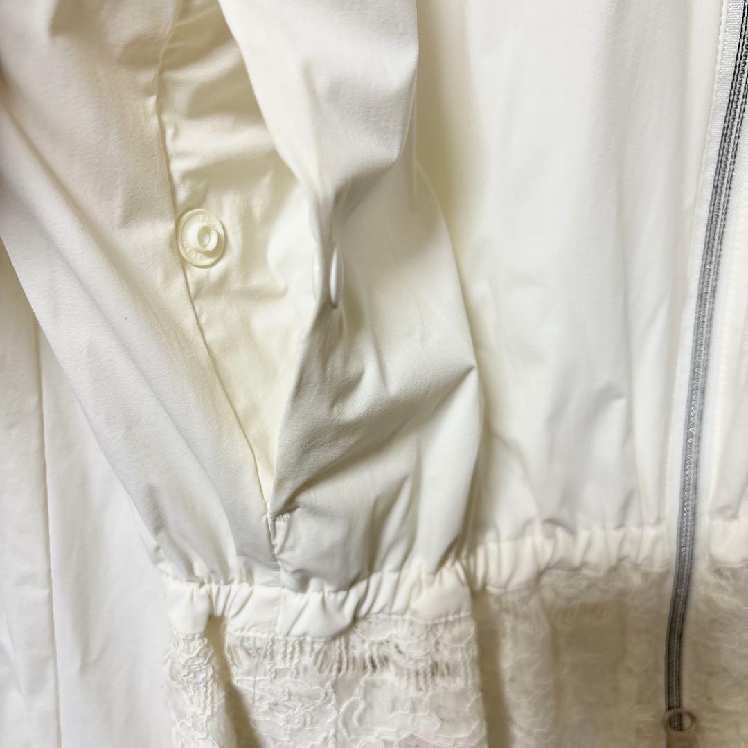 【美品】マスターバニーエディション レース 切替 ブルゾン ゴルフウェア 白 1