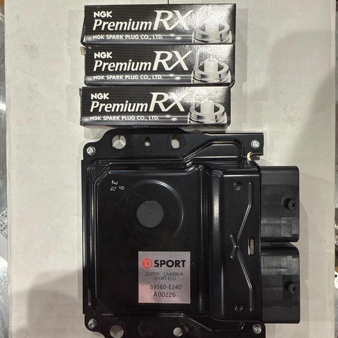 SPORT ECU LA400コペン MT後期 + NGKプラグ