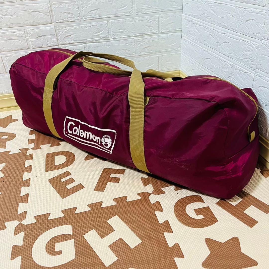 【☆美品☆】コールマン☆テント☆タフワイドドームⅣ300☆限定カラーバーガンディ