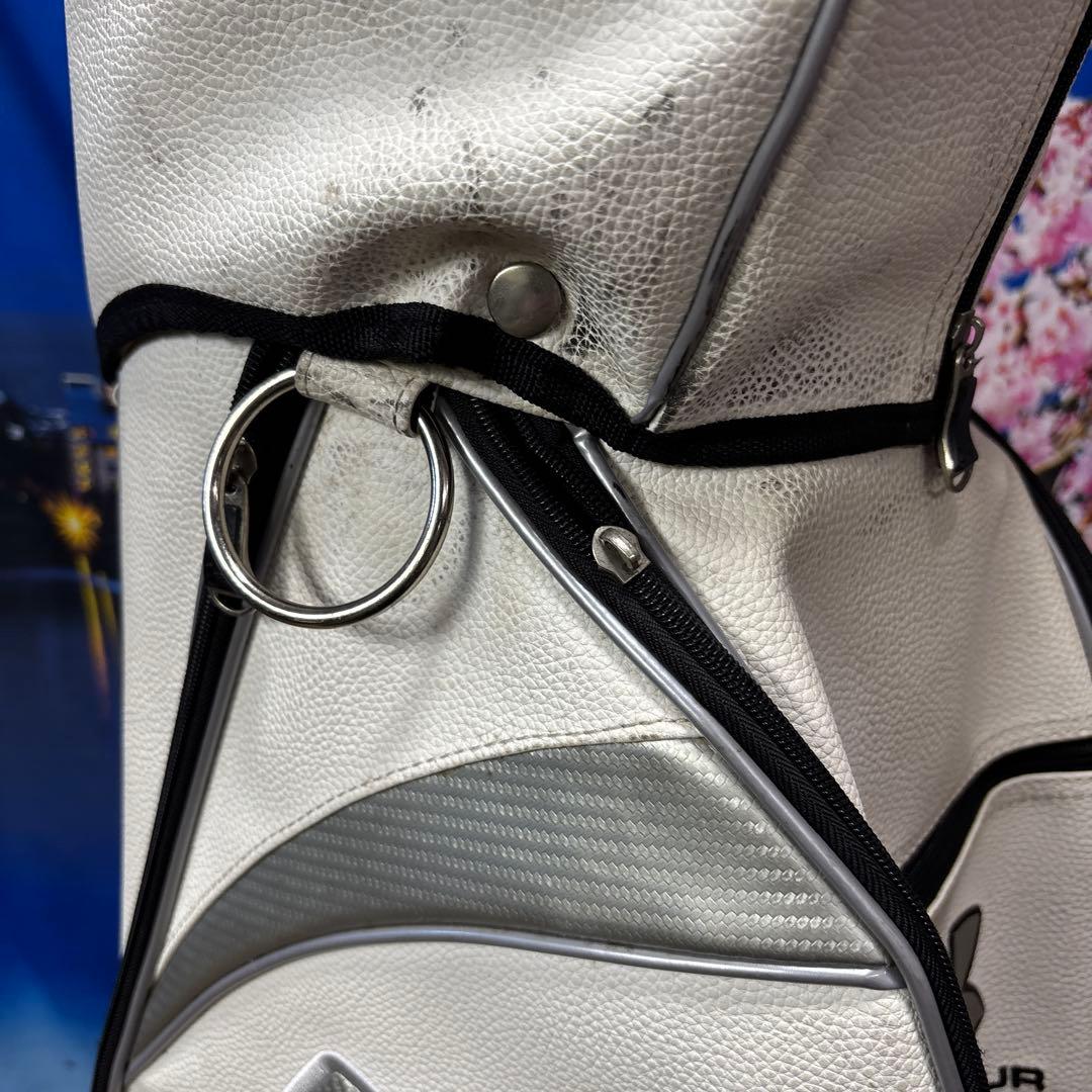 寶BV-1147 アンダーアーマー キャディバッグ ホワイト