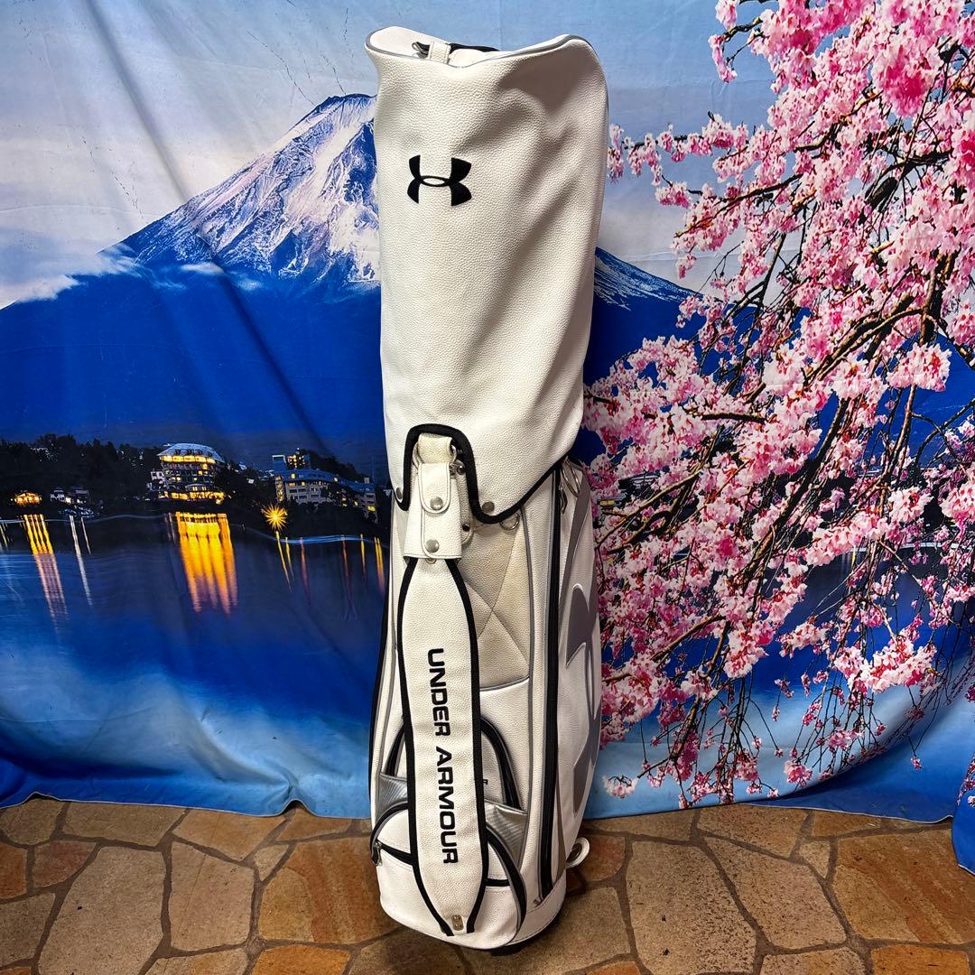 寶BV-1147 アンダーアーマー キャディバッグ ホワイト