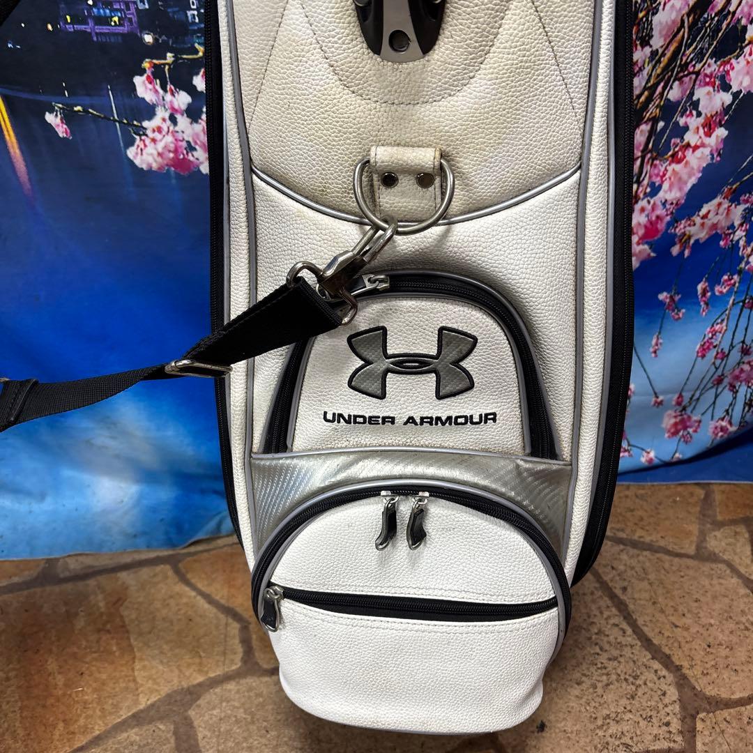 寶BV-1147 アンダーアーマー キャディバッグ ホワイト