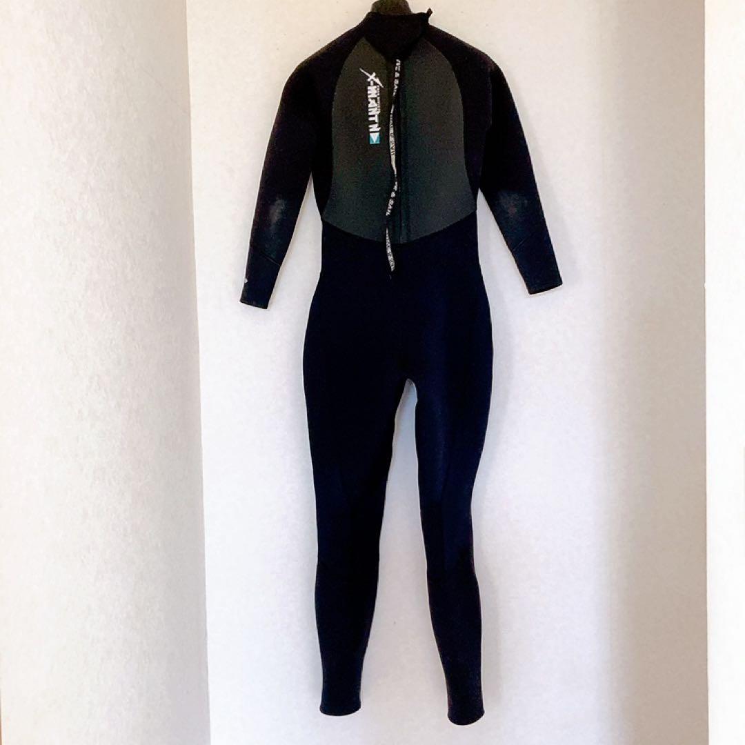 3mmウェットスーツ レディース/L ブラック