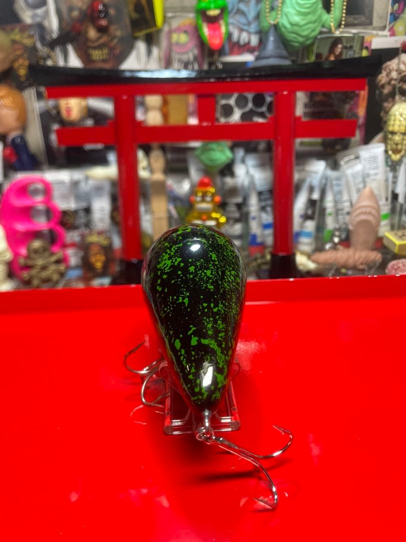 ビックチャンク　漆塗り　ノイジー　緑黒　サーフェイスジョー