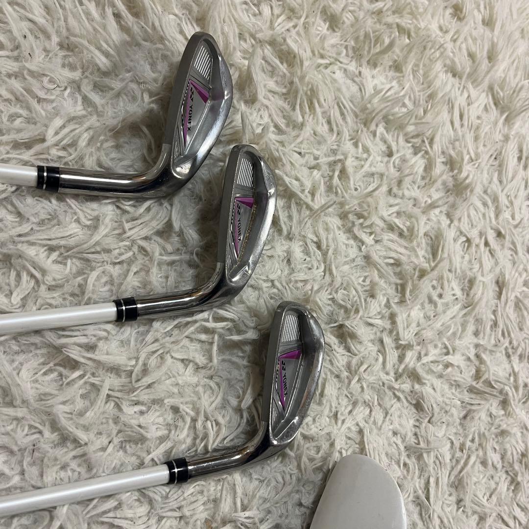 ヨネックス ジュニア ゴルフクラブセット ピンク　J135 6本 (パター無)