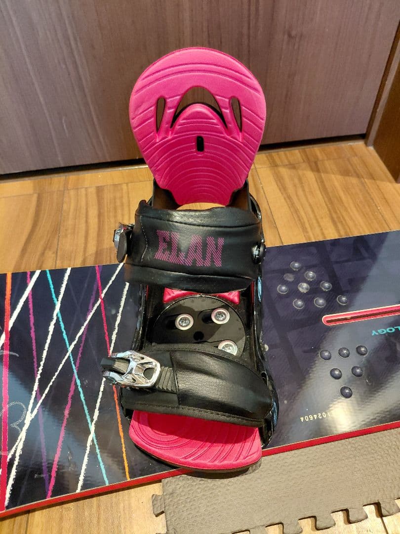 綺麗 KISSMARK×ELAN バインディング付き 即ノリ！スノーボードセット