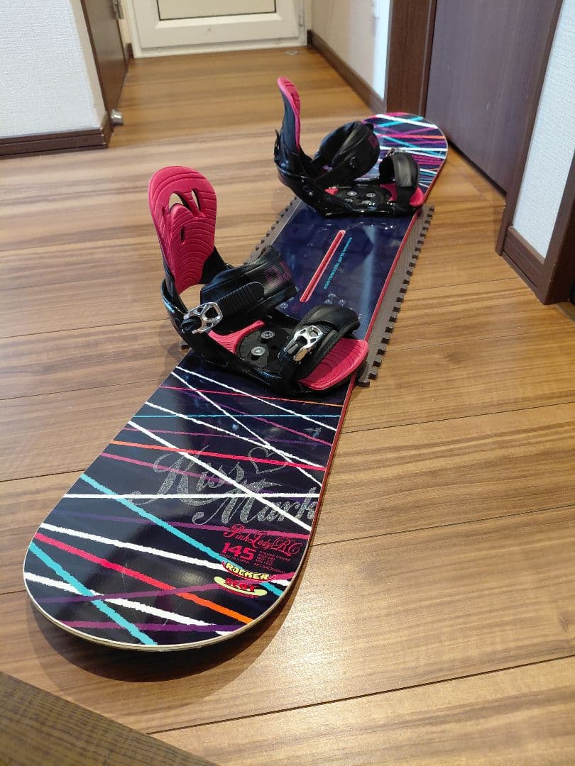 綺麗 KISSMARK×ELAN バインディング付き 即ノリ！スノーボードセット