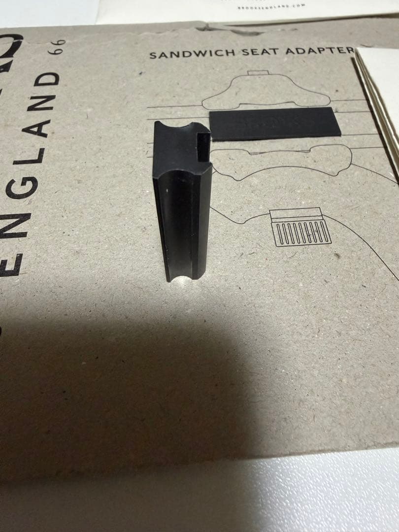 Brooks sandwich adapter ダブルレールサドル用アダプター