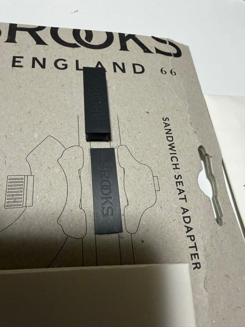Brooks sandwich adapter ダブルレールサドル用アダプター