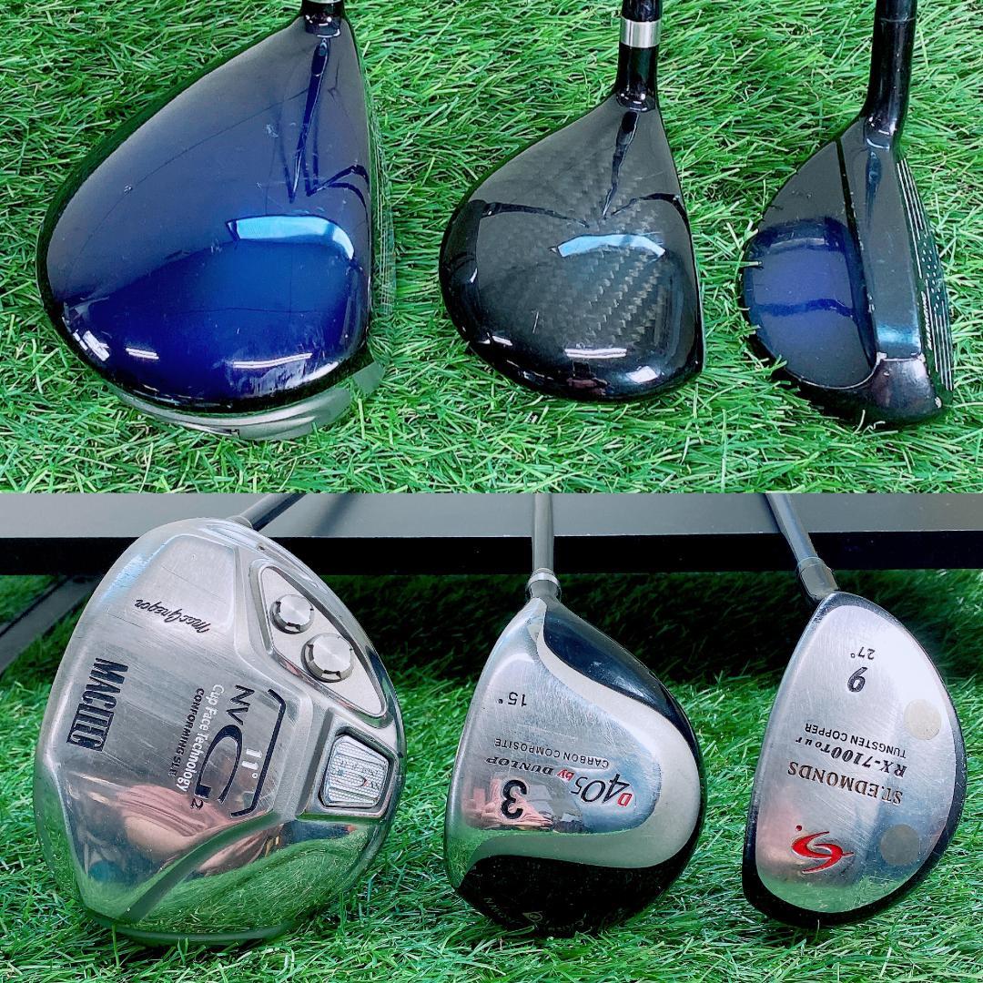 ゴルフクラブ フルセット MACTEC入り 初心者 メンズ 13本 I 3096