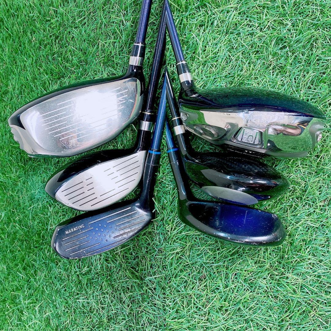 ゴルフクラブ フルセット MACTEC入り 初心者 メンズ 13本 I 3096