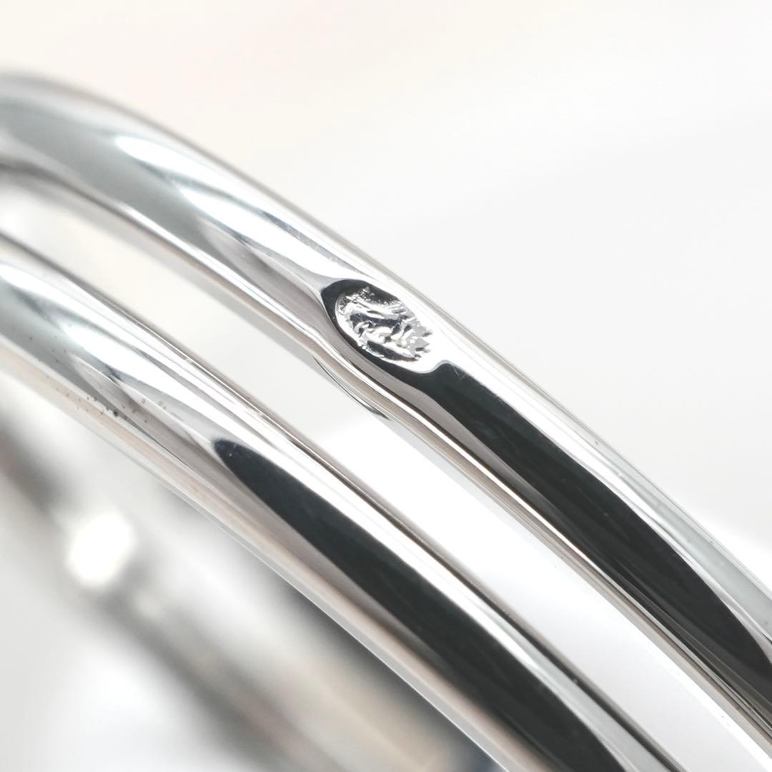 ★HERMÈS★ アリアンヌ ウェディングリング 750WG 定価46万