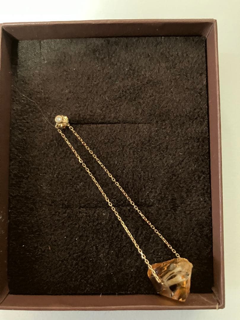 talkative ピアス　シトリン