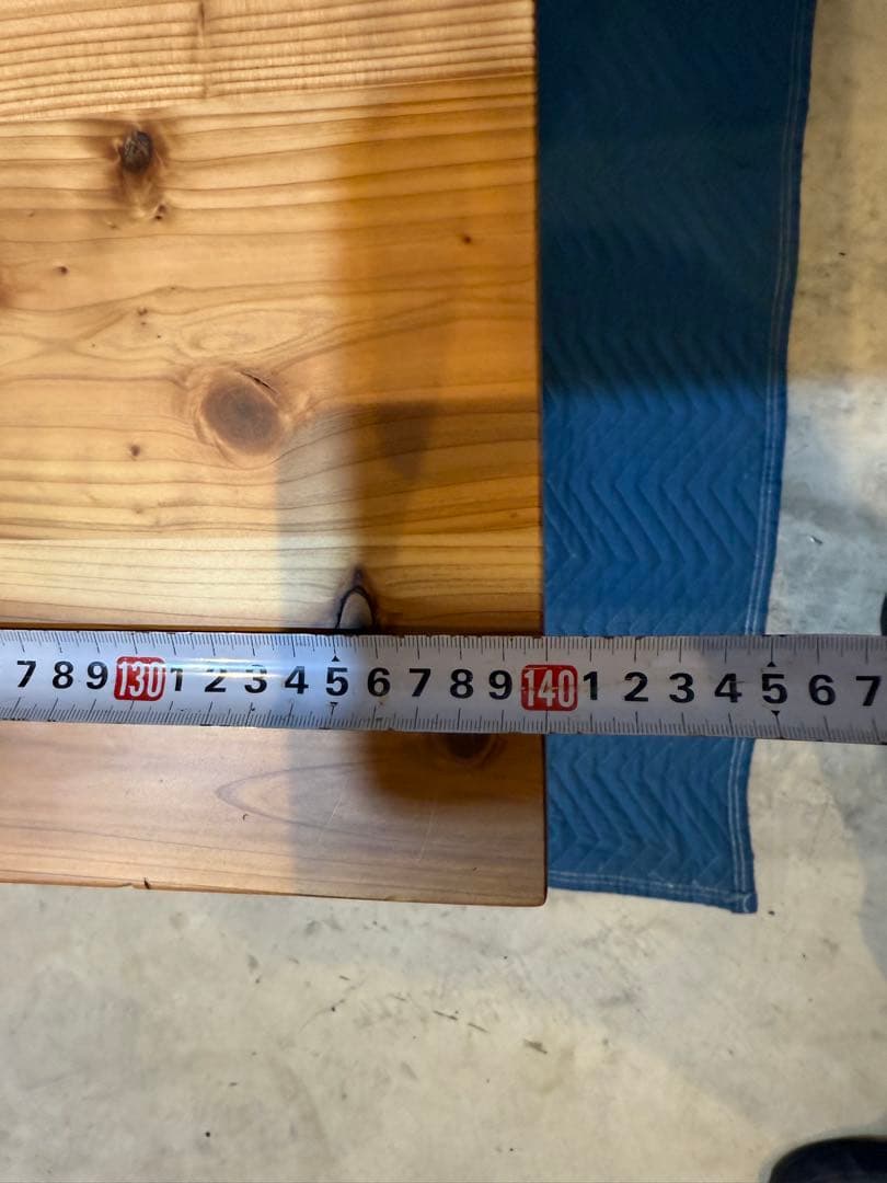 ★中古格安！Kanademono 無垢杉板　電動昇降 スタンディングデスク