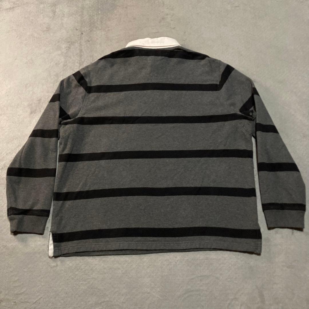 PolobyRalphLauren RugbyShirt 刺繍 90s XXL