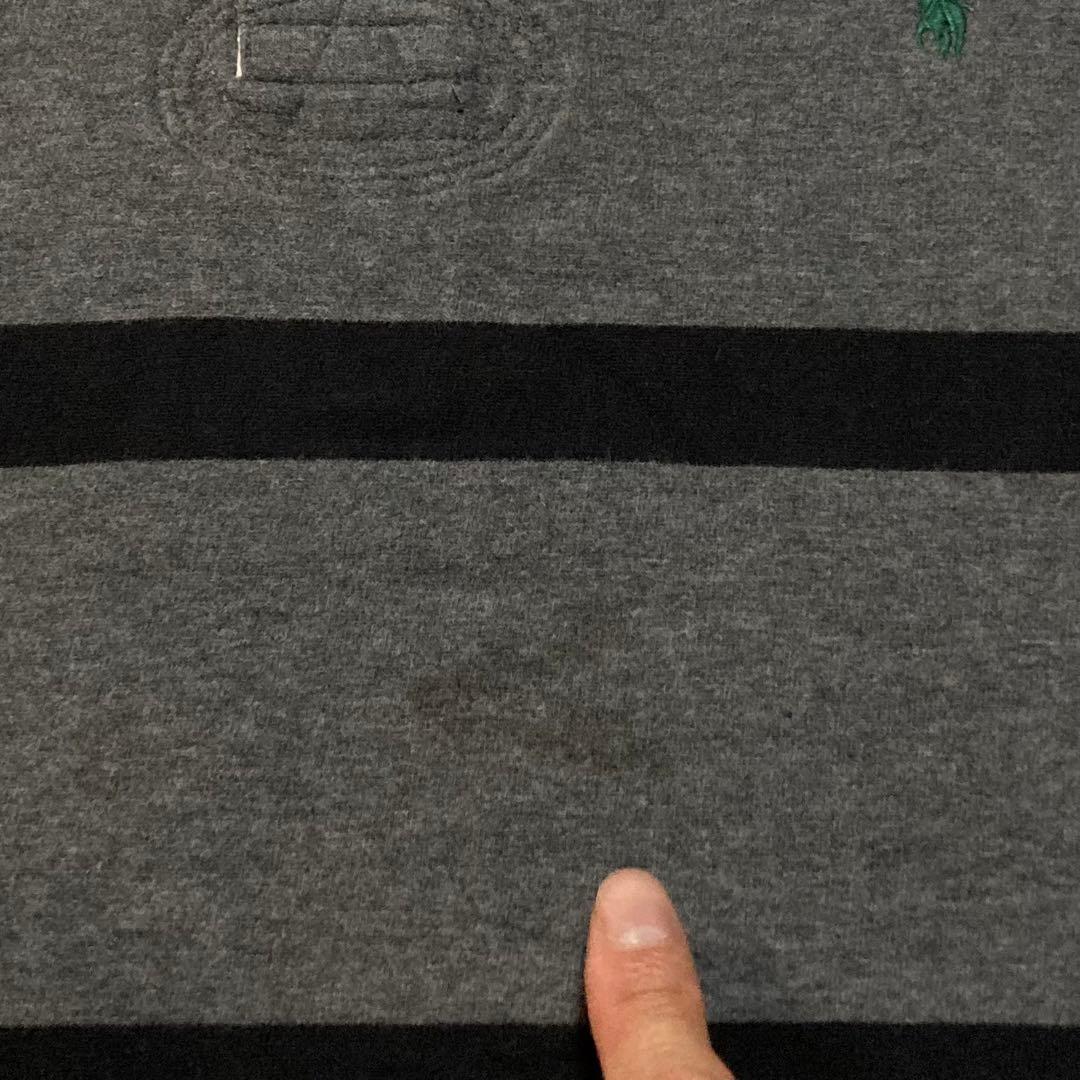 PolobyRalphLauren RugbyShirt 刺繍 90s XXL