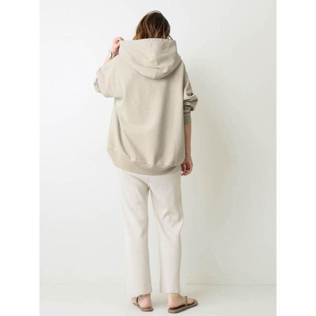 ドゥーズィエムクラス Treasure hoody パーカー　ベージュ