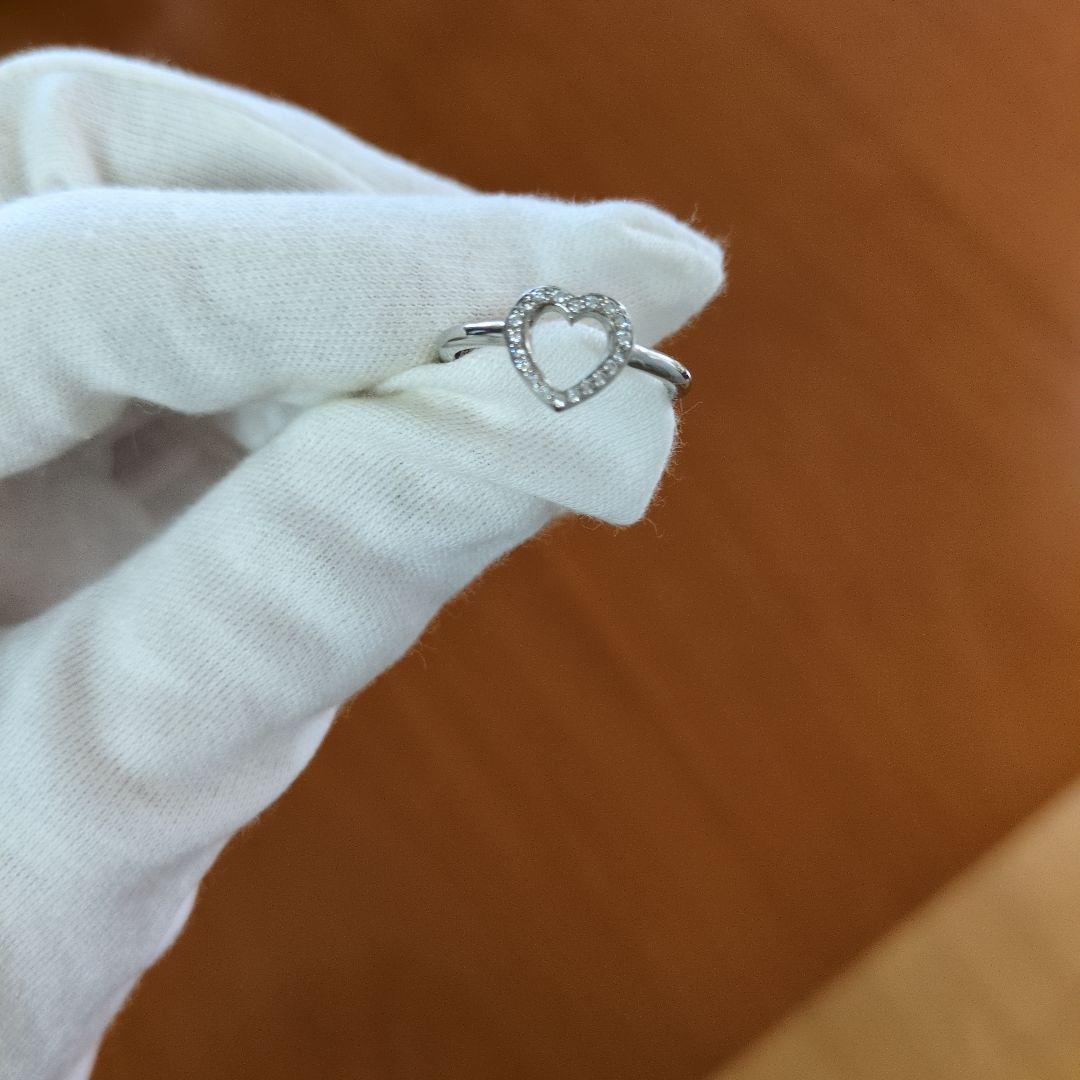 ティファニー リング センチメンタル ハート ダイヤモンド PT950 12号