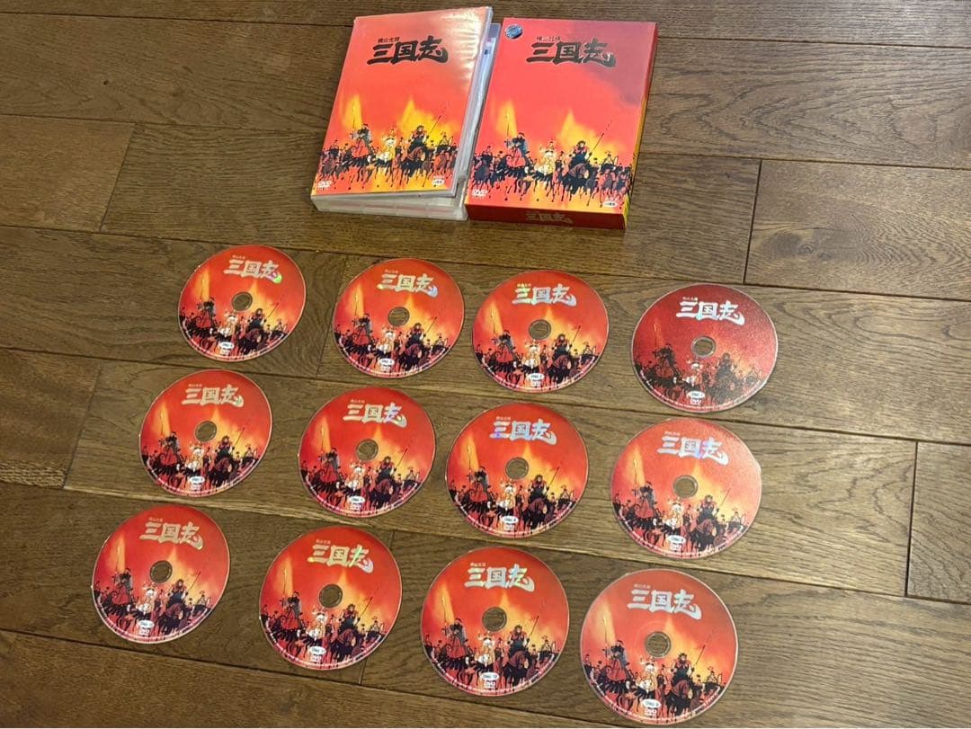 90s希少レア 横山光輝三国志 アニメDVD全巻セット 12枚47話