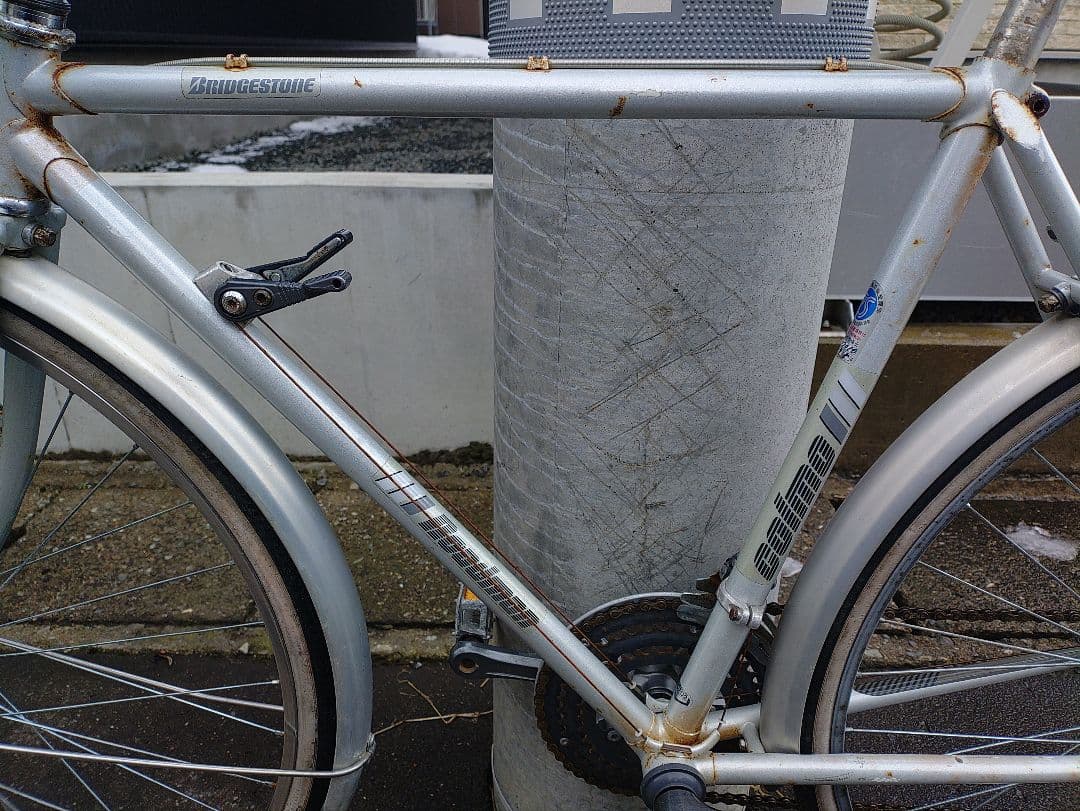 ブリヂストン ロードマン クロモリ昭和レトロ コミューター仕様